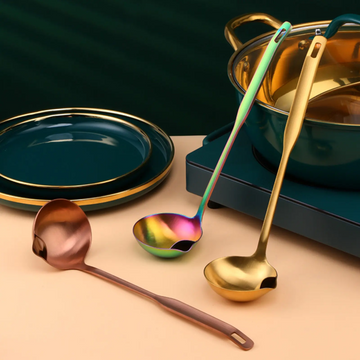 Bernice Tilted Soup Ladle – Oil Separator & Multi-Purpose Serving Spoon